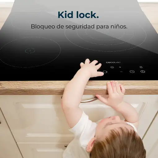 Cecotec 02852 hobs Negro Integrado Cerámico 3 zona(s)