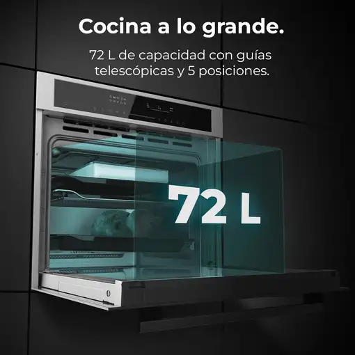 Horno 72 L Acero inoxidable 02831 CECOTEC