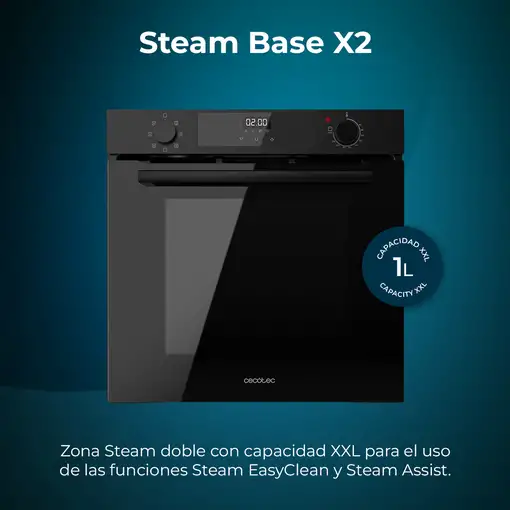 Horno 72 L Acero inoxidable 02809 CECOTEC