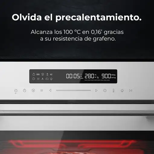 Horno 72 L Negro 02833 CECOTEC