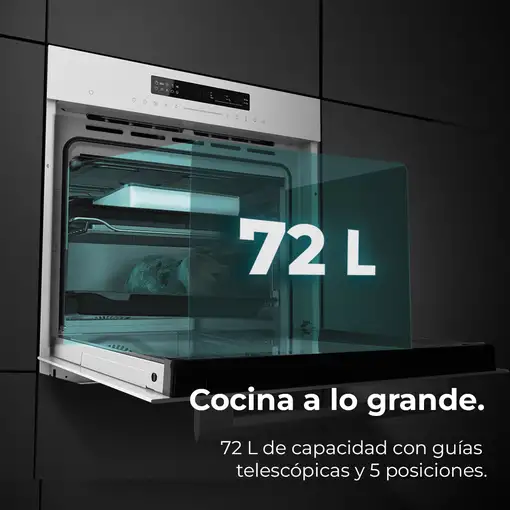 Horno 72 L Negro 02833 CECOTEC