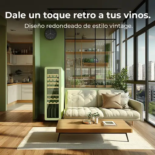 Cecotec Bolero GrandSommelier Origin Duo 30 Hit Green Nevera de vino Independiente