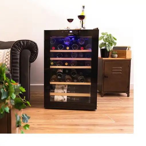 Cecotec Vinoteca Bolero GrandSommelier 4850 Black Compressor