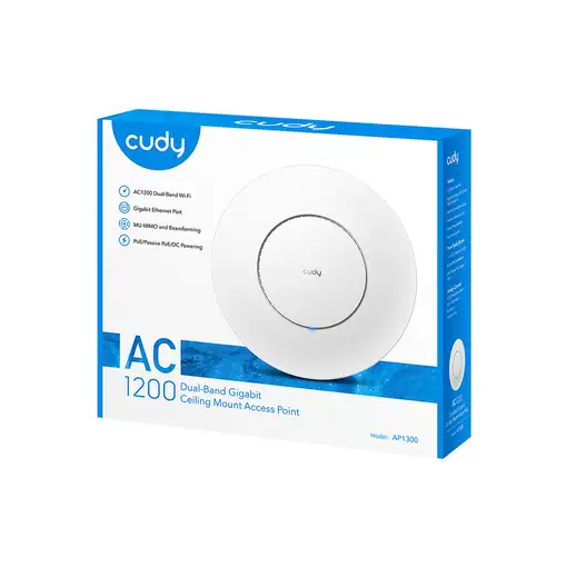 Cudy AC1300 867 Mbit/s Blanco Energía sobre Ethernet (PoE)