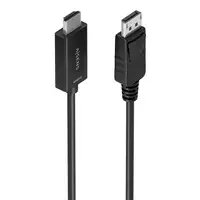 AISENS Cable conversor DisplayPort a HDMI 4K@60Hz, DP/M-HDMI/M, Negro, 2.0m