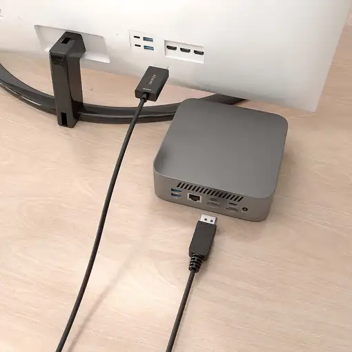 AISENS Cable conversor DisplayPort a HDMI 4K@60Hz, DP/M-HDMI/M, Negro, 2.0m