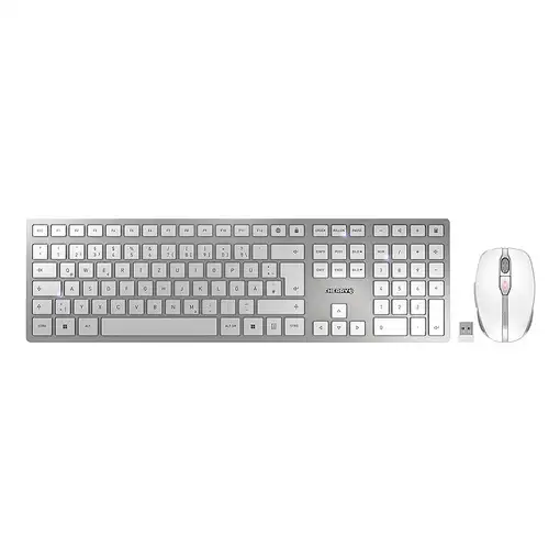CHERRY DW 9100 SLIM teclado Ratón incluido Universal RF Wireless + Bluetooth