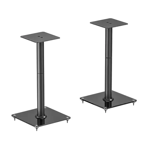 AISENS Soporte Universal De Suelo Para Altavoces, Negro