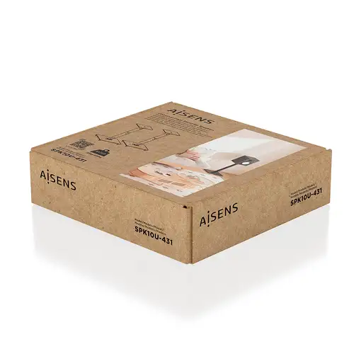 AISENS Soporte Universal De Suelo Para Altavoces, Negro