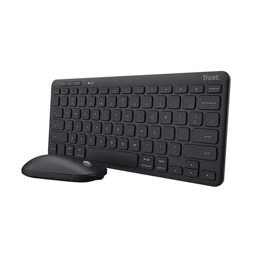 Trust Lyra teclado Ratón incluido Oficina RF Wireless + Bluetooth QWERTZ Alemán Ne