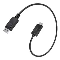 AISENS Cable conversor DisplayPort a HDMI 4K@60Hz, DP/M-HDMI/M, Negro, 0.6m