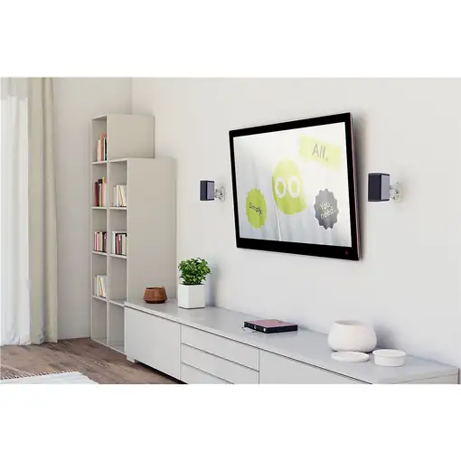 Goobay 49394 soporte de altavoz Pared Acrilonitrilo butadieno estireno (ABS)