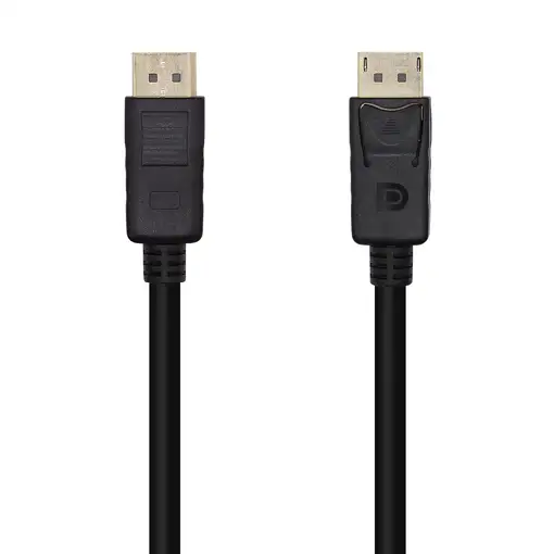AISENS Cable DisplayPort V1.2 4K@60Hz, DP/M-DP/M, Negro, 1.0m