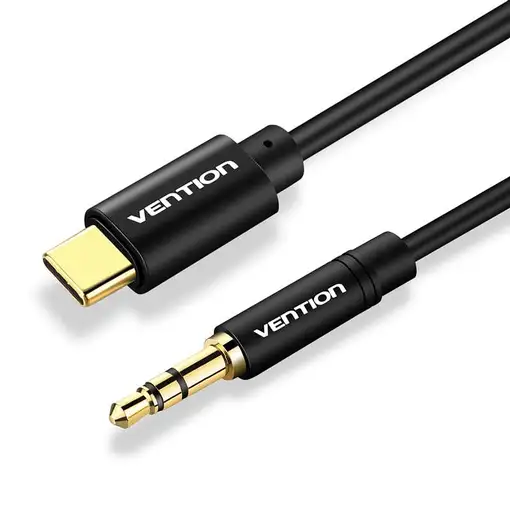 Vention BGABG cable de audio 1,5 m 3,5mm USB Tipo C Negro