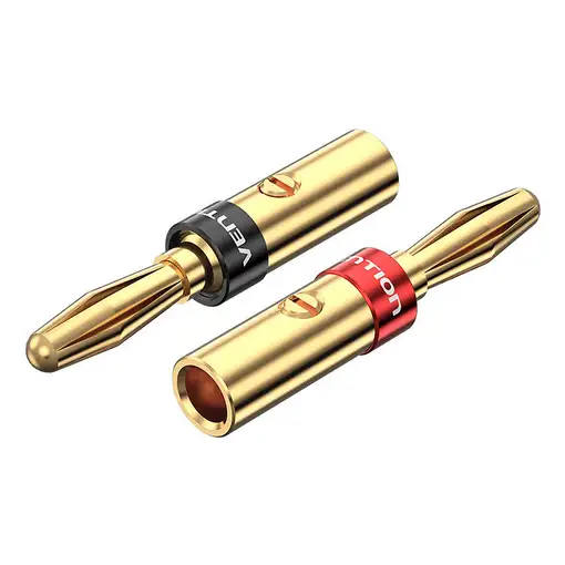 Vention BFDJ0-2 conector Banana Oro