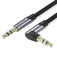 Vention BANH cable de audio 5 m 3,5mm Negro, Gris