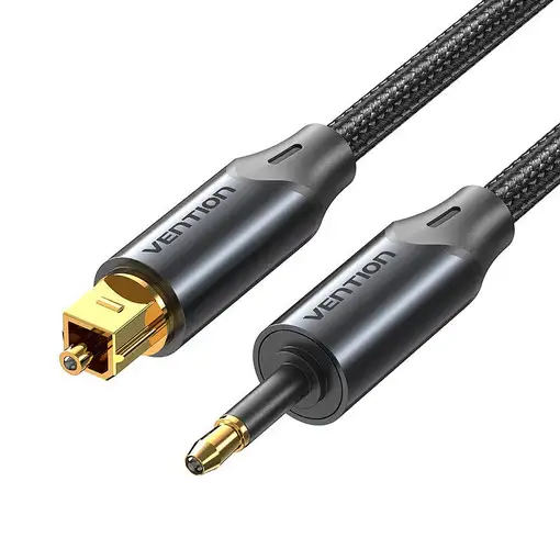 Vention BKCBF cable de audio 1 m Toslink Mini-TOSLINK Negro