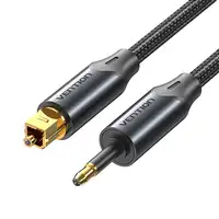Vention BKCBH cable de audio 2 m Toslink Mini-TOSLINK Negro