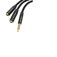 Vention BBMBY cable de audio 0,3 m 2 x 3.5mm 3,5mm Negro