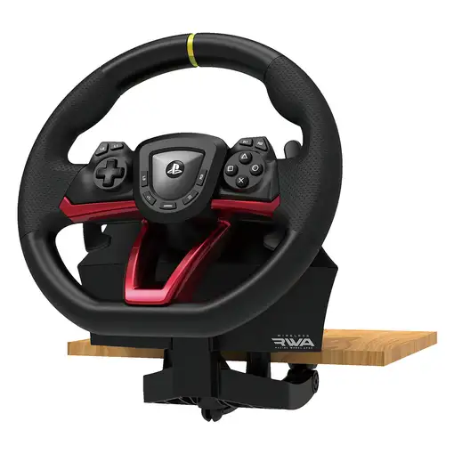 Hori SPF-022U mando y volante Negro RF/USB Volante + Pedales