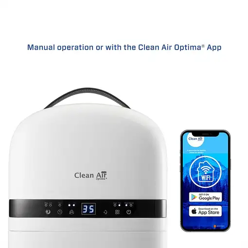 Clean Air Optima Deshumidificador y Purificador de aire CA-702 Smart – Deshumidifi