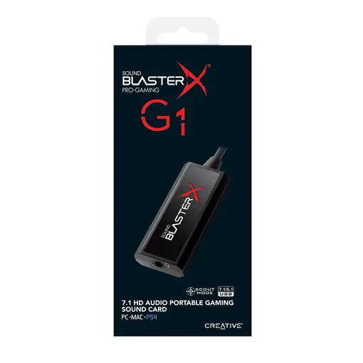 Creative Labs Sound BlasterX G1 7.1 canales USB