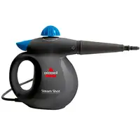 Bissell Steam Shot Limpiador a vapor portátil 0,36 L 1050 W Azul, Titanio