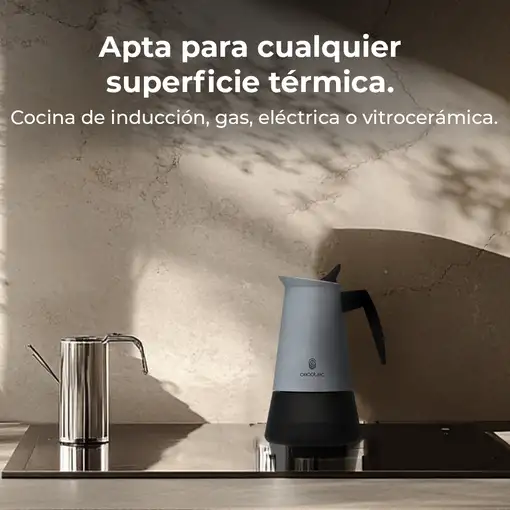 Cecotec Cafetera italiana Piccolina 600 Blue