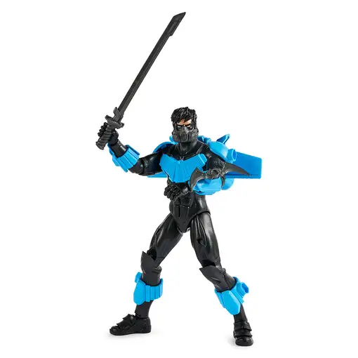 DC Comics , Batman Adventures, figura de acción de Nightwing con 15 accesorios