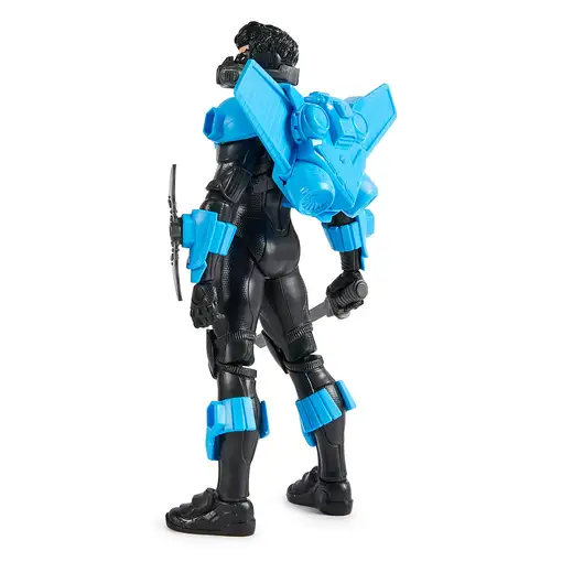 DC Comics , Batman Adventures, figura de acción de Nightwing con 15 accesorios