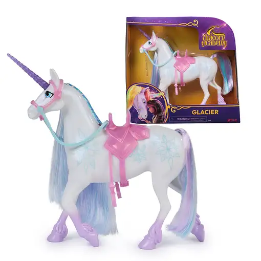 Unicorn Academy ACADEMIA UNICORNIO - Figura Glaciar 'Glacier' de 28 cm