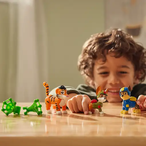 PAW Patrol Patrulla Canina - Figuras DE ACCIÓN Jungle PUPS: Chase, Tracker y Tiger