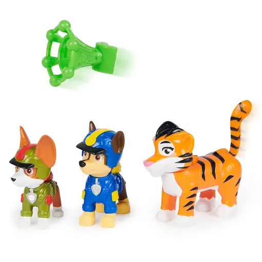 PAW Patrol Patrulla Canina - Figuras DE ACCIÓN Jungle PUPS: Chase, Tracker y Tiger