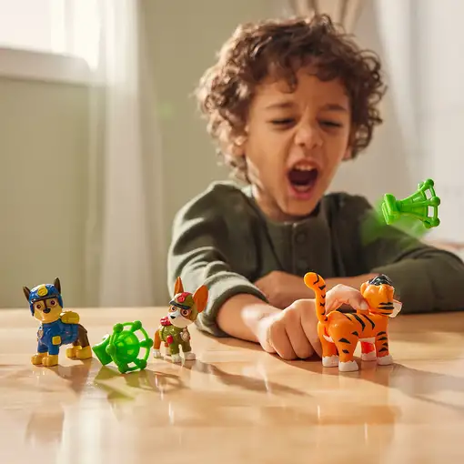 PAW Patrol Patrulla Canina - Figuras DE ACCIÓN Jungle PUPS: Chase, Tracker y Tiger