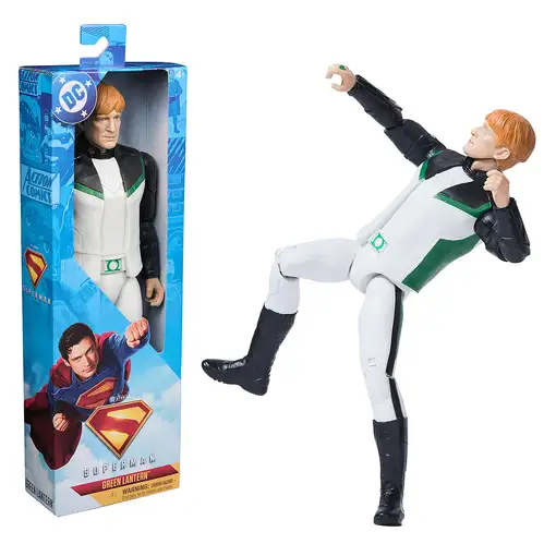 DC Comics , SUPERMAN, Linterna Verde, figura de acción de superhéroe de 30 cm