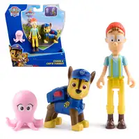 PAW Patrol La patrulla canina, set de figuras de Chase y el Capitán Turbot