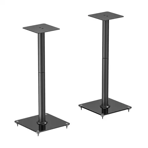 AISENS Soporte Universal De Suelo Para Altavoces, Negro