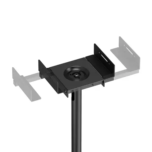 AISENS Soporte Universal De Suelo Giratorio E Inclinable Para Altavoces, Negro