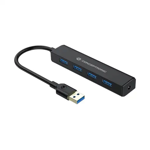 Conceptronic C4PUSB3 hub de interfaz USB 3.2 Gen 1 (3.1 Gen 1) Type-A 5000 Mbit/s