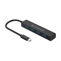 Conceptronic CTC4USB3 hub de interfaz USB 3.2 Gen 1 (3.1 Gen 1) Type-C 5000 Mbit/s