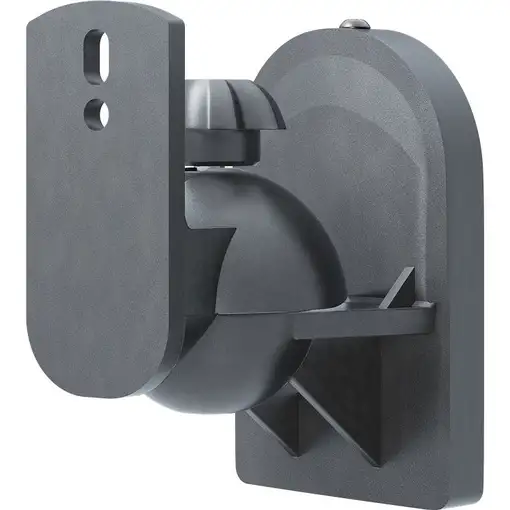 Goobay 49393 soporte de altavoz Pared Acrilonitrilo butadieno estireno (ABS) Negro
