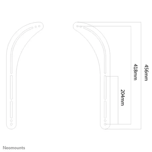 Neomounts NS-SB100 Soporte para barra de sonido Sonos - máx 15 kg