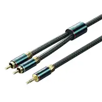 Vention BCSGF cable de audio 1 m 2 x RCA 3,5mm Verde