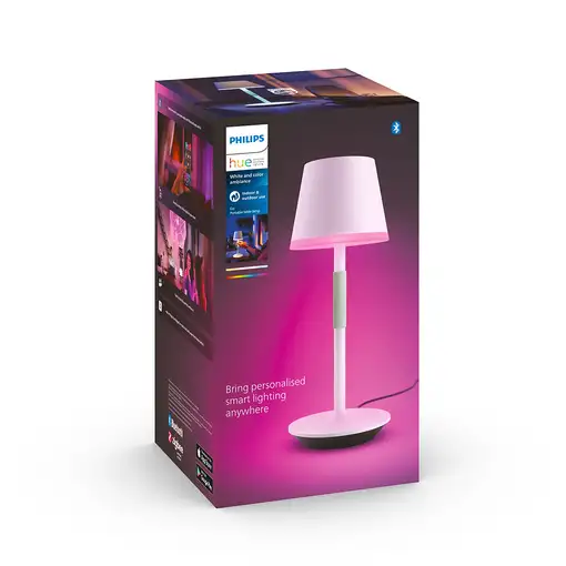 Philips Hue White and Color ambiance Lámpara de mesa portátil Hue Go