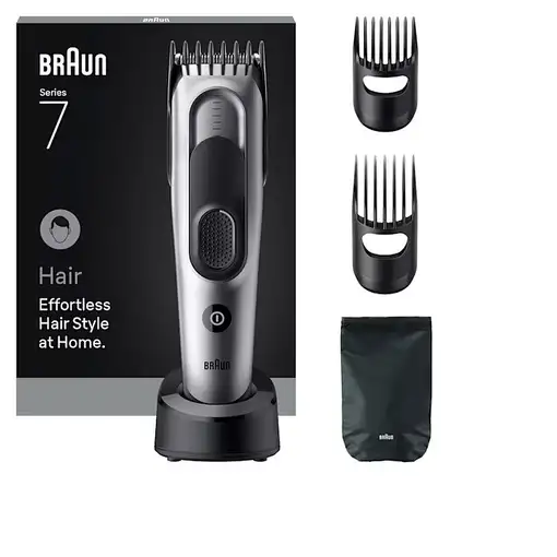 Braun HC7590 cortadora de pelo y maquinilla Negro, Plata 17 Níquel-metal hidruro
