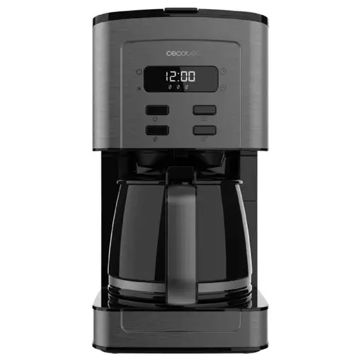 Cafetera de goteo digital, 12 tazas, 800W, Coffee 66 Time CECOTEC