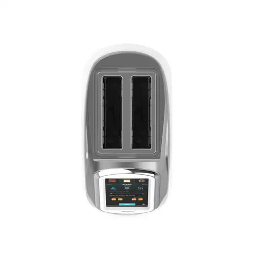 Tostadora 2 ranuras, pantalla táctil, 1400W, ToastPad Double Pro Screen CECOTEC