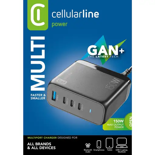 Cellularline MULTIPOWER DESK GAN 150W