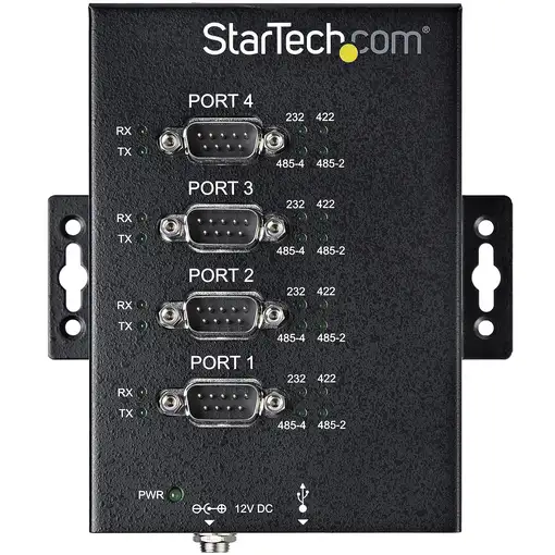 StarTech.com Adaptador Hub Serie RS232/RS485/RS422 a 4 puertos USB - Convertidor L