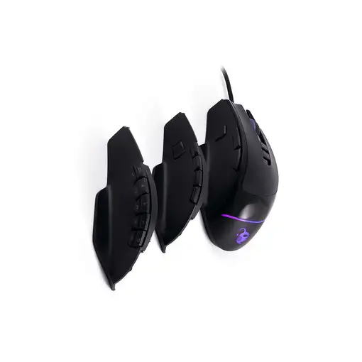 Deep Gaming DEEPGAMING RATON PRO-SWAP 5000DPI RGB MODULAR 3 PESOS + SOFTWARE